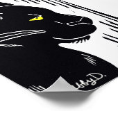 Panther Art Black en White Poster, 5 x 7 inch Poster (Hoek)