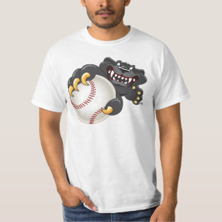 Panther Baseball Mascot T-shirt
