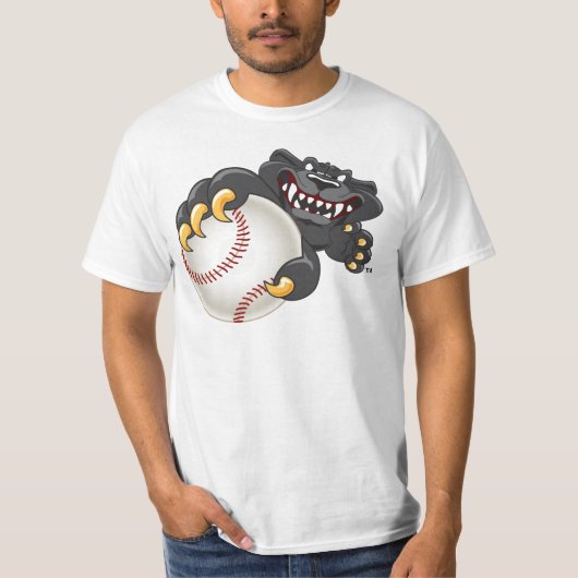 Panther Baseball Mascot T-shirt (Voorkant)