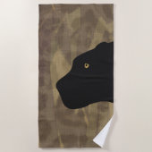 Panther Beach Towel Strandlaken (Voorkant)
