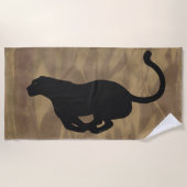 Panther Beach Towel Strandlaken (Voorkant)