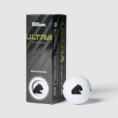 panther black golfballen (Verpakking)