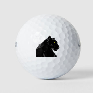 panther black golfballen