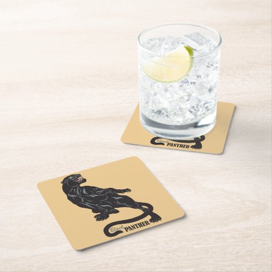 panther black kartonnen onderzetters (Insitu)