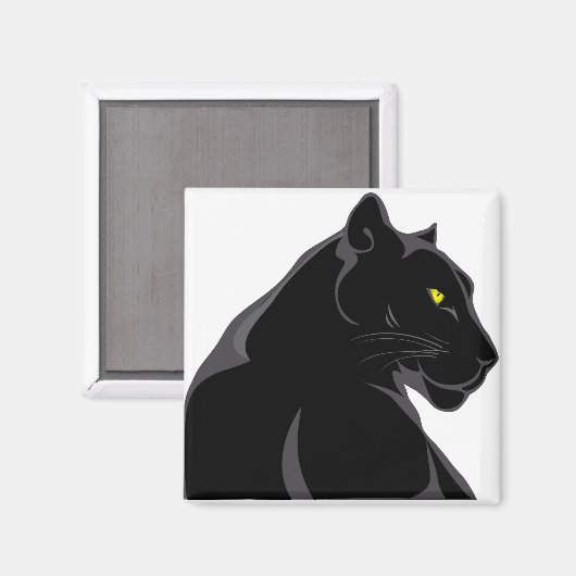 panther black magneet (Voorkant / Achterkant)