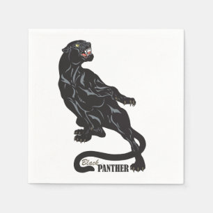 panther black servetten