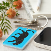 panther black sleutelhanger (Voorkant Rechts)