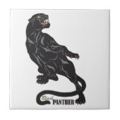 panther black tegeltje (Voorkant)
