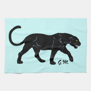 panther black theedoek