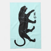 panther black theedoek (Verticaal)