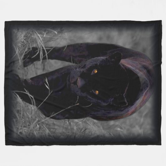 Panther Blanket Fleece Deken (Voorkant (Horizontaal))