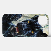 Panther breekt door Case-Mate iPhone case (Achterkant (horizontaal))