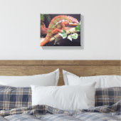 Panther Chameleon Canvas Afdruk (Insitu (Slaapkamer))