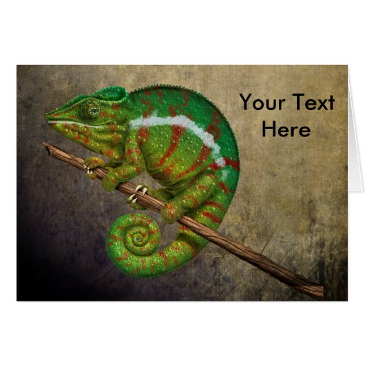 Panther Chameleon Digital Painting (Voorkant Horizontaal)