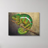 Panther Chameleon Digital Painting Canvas Afdruk (Voorkant)