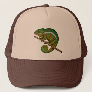 Panther Chameleon Digital Painting Trucker Pet