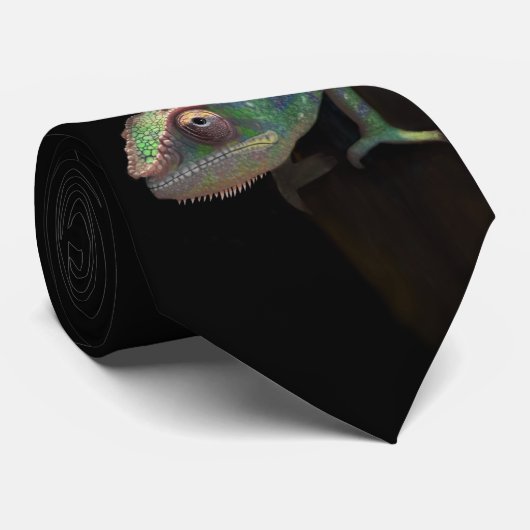 Panther Chameleon (Junior) Stropdas (Opgerold)