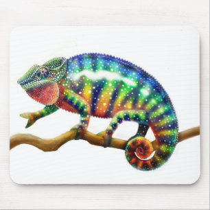 Panther Chameleon Lizard Mousepad Muismat