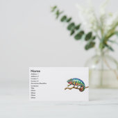 Panther Chameleon Lizard, Name, Address 1, Addr.. Visitekaartje (Staand voorkant)