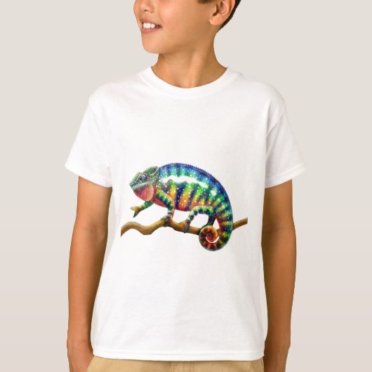 Panther Chameleon Lizard T-shirt (Voorkant)