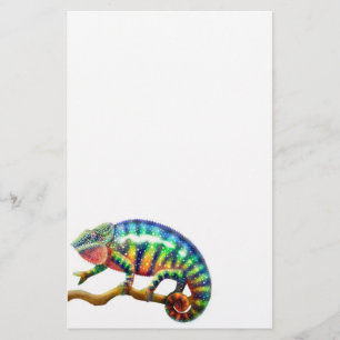Panther Chameleon Stationery Briefpapier