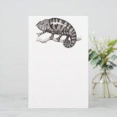 Panther Chameleon Study Stationery Briefpapier (Staand voorkant)