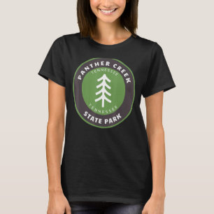 Panther Creek State Park Tennessee Tn Forest Badge T-shirt