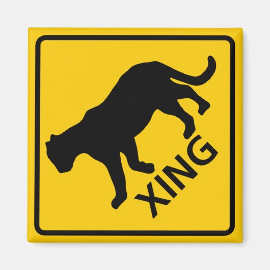Panther Crossing Highway Magneet (Voorkant)
