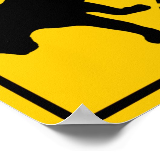 Panther Crossing Highway Poster (Hoek)