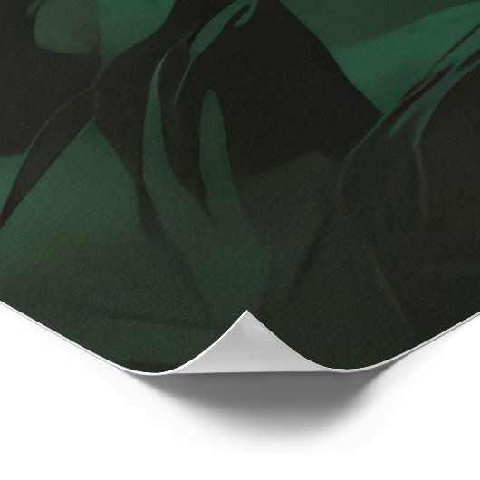 Panther Dier Wilderness Kleurrijke Kunst Poster (Hoek)