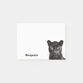 Panther Dierenportret Cool Gepersonaliseerde Naam Post-it® Notes