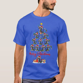 Panther Dierenvriend Matching Santa Panther Christ T-shirt