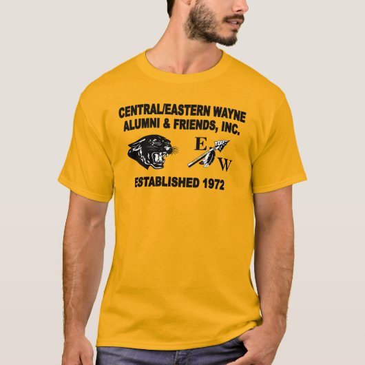 Panther en Trending EW Gold T-shirt (Voorkant)