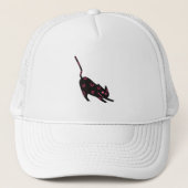 Panther Energy Hat | Cute & Edgy Cat Vibes Trucker Pet (Voorkant)