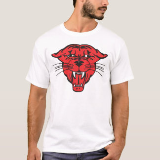 PANTHER FACE, rood 01 T-shirt