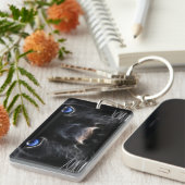 Panther Face-Sleutelhanger Sleutelhanger (Voorkant Rechts)