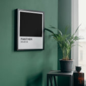 Panther Film Zwart - Witte Rand Perfect Poster