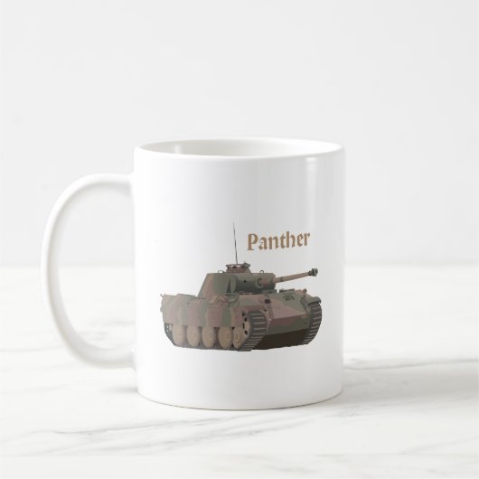 Panther German WW2 Battle Tank Koffiemok (Links)