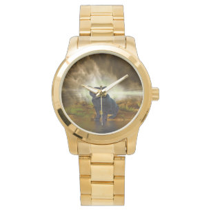 Panther gold, afgedekt unisex, horloge, te koop! horloge