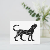 Panther, Grieks reliëf Briefkaart (Staand voorkant)