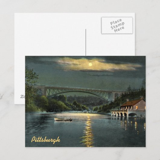 Panther Hollow Lake  Briefkaart (Voorkant / Achterkant)