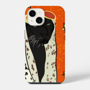 Panther in stijl iPhone 14 hoesje
