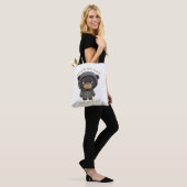 Panther Koppig Deal Met Het Schattig Schattig Grap Tote Bag (Op model)