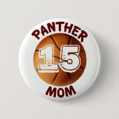 Panther Ma Basketball Button (Voorkant)