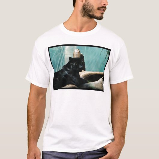 Panther met doorboren ogen t-shirt (Voorkant)