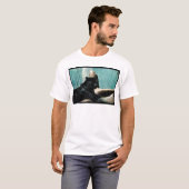 Panther met doorboren ogen t-shirt (Voorkant volledig)