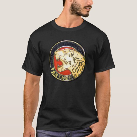  Panther Motorfietsen Badge T-shirt (Voorkant)