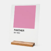 Panther Movie Pink - Heldere achtergrond Acryl Bord (Hoek)