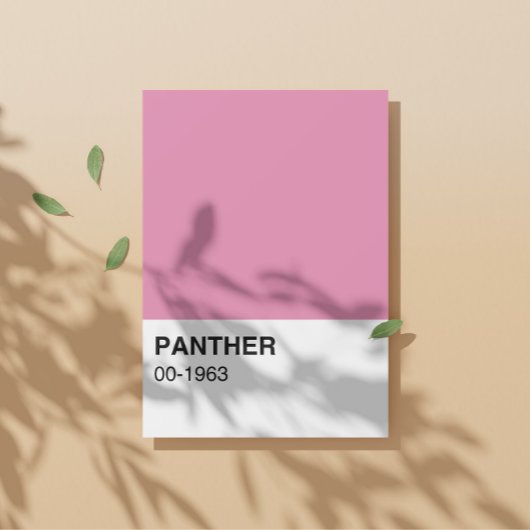 Panther Movie Pink - Volledige breedte Perfect Poster