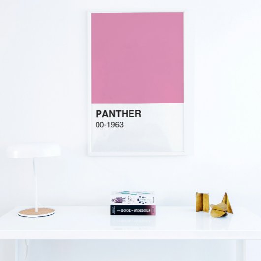 Panther Movie Pink - Volledige breedte Perfect Poster